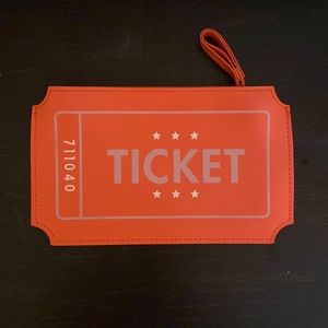 cute orange (ticket) handbag